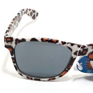 NEW Brown Leopard Print Sunglasses UV400 Retro